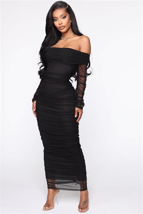 fashion nova black dresses